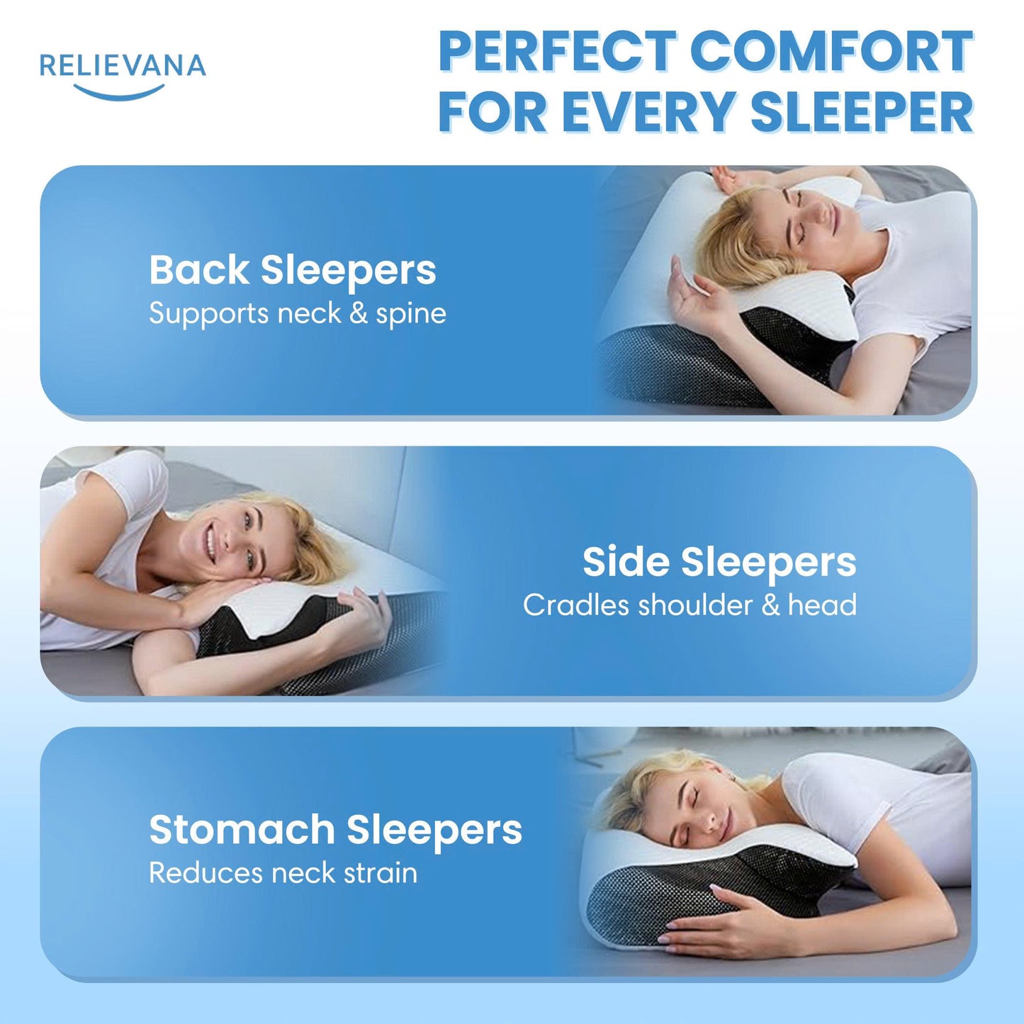 Relievana™ Cervical Neck Pillow