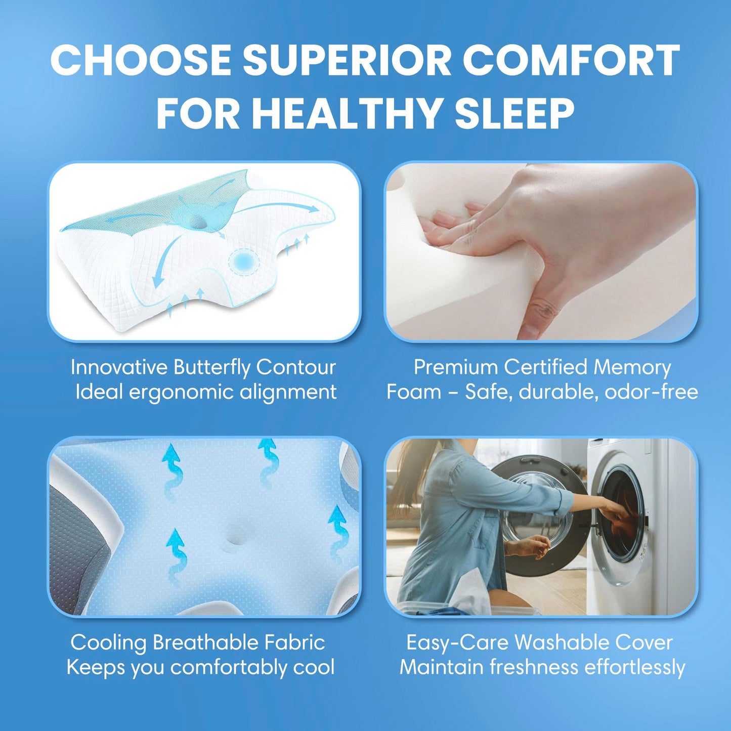 Relievana™ Cervical Neck Pillow